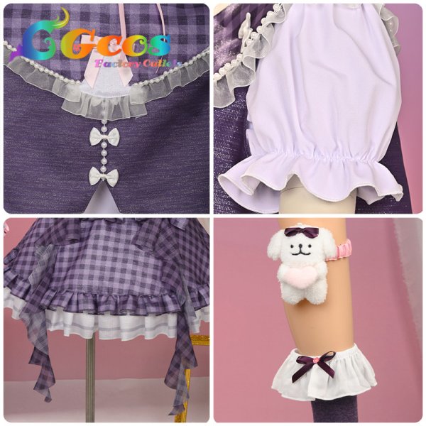 画像12: 「一部在庫あり」　プロジェクトセカイ　プロセカ4周年　MORE MORE JUMP！　桃井愛莉　コスプレ衣装 (12)