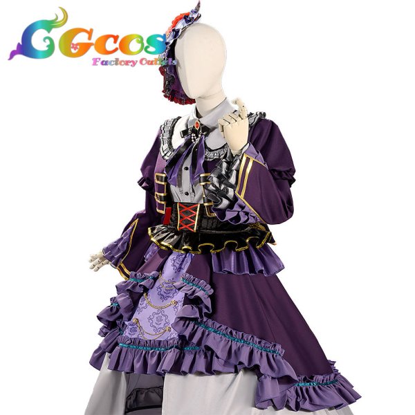 画像2: 「一部在庫あり」 BanG Dream!  Roselia 6th anniversary 今井リサ コスプレ衣装 (2)