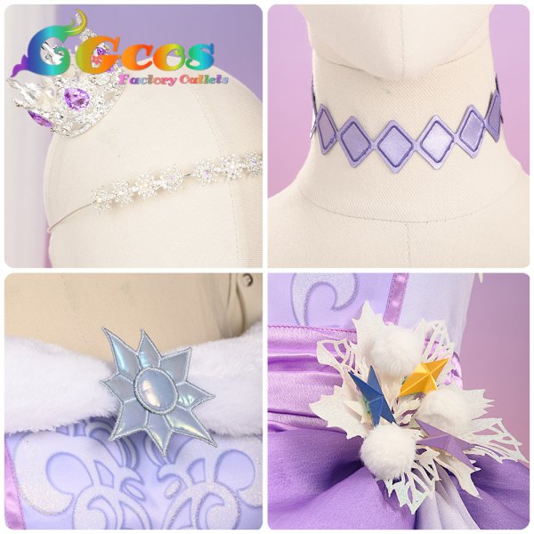 画像10: 15%OFF!「一部在庫あり」 ウマ娘プリティーダービー アドマイヤベガ(クリスマス) コスプレ衣装 (10)