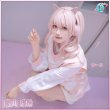 画像1: 「一部在庫あり」プロジェクトセカイ カラフルステージ！ feat. 初音ミク　ドーナツとピース！　暁山瑞希　cute white kitty 　コスプレ衣装 (1)