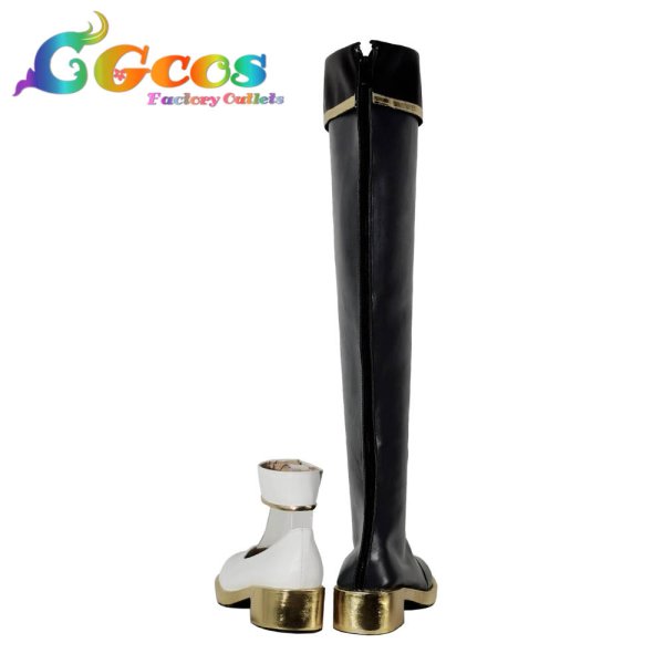 画像4: ラブライブ！虹ヶ咲学園スクールアイドル同好会　コスプレ靴　高咲侑　天使と悪魔からの招待状　コスプレブーツ　コスプレ衣装 (4)