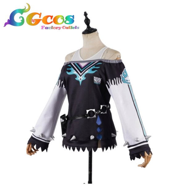 画像2: バーチャルYouTuber　VTuber　輪堂千速　初期2D　コスプレ衣装 (2)