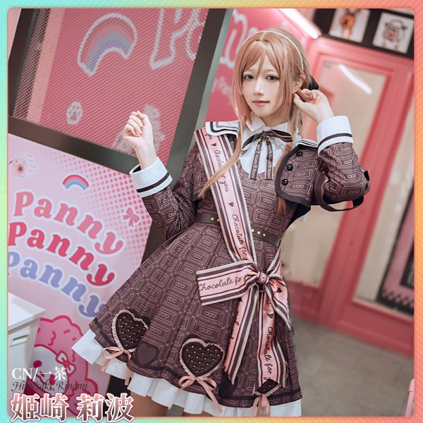 画像3: 一部在庫　学園アイドルマスター　ハッピーミルフィーユ　姫崎莉波　コスプレ衣装 (3)