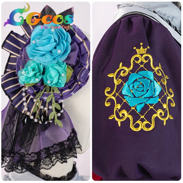 画像6: 一部在庫　BanG Dream! 　Roselia 6th anniversary　氷川紗夜　コスプレ衣装 (6)