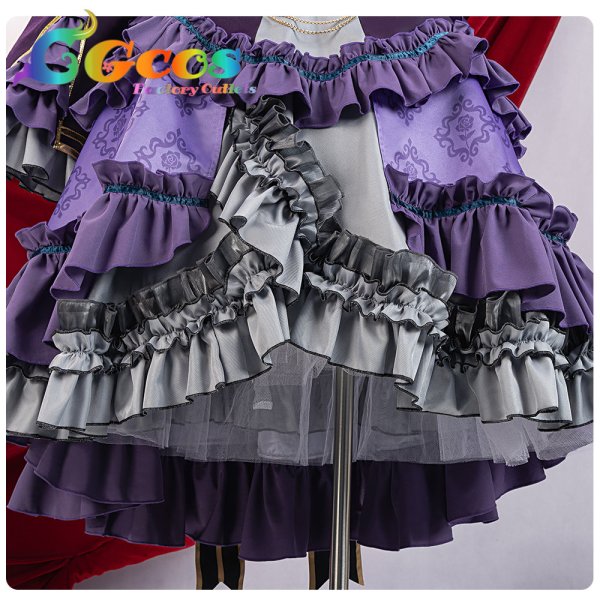 画像10: 一部在庫　BanG Dream! 　Roselia 6th anniversary　氷川紗夜　コスプレ衣装 (10)