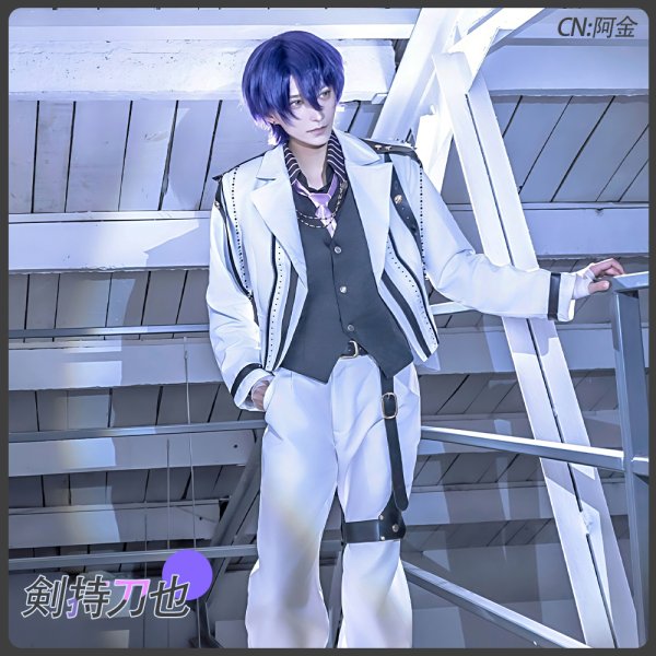 画像1: 一部在庫　バーチャル YouTuber Vtuber　ROF-MAO 2nd LIVE Limitless　剣持刀也　コスプレ衣装 (1)