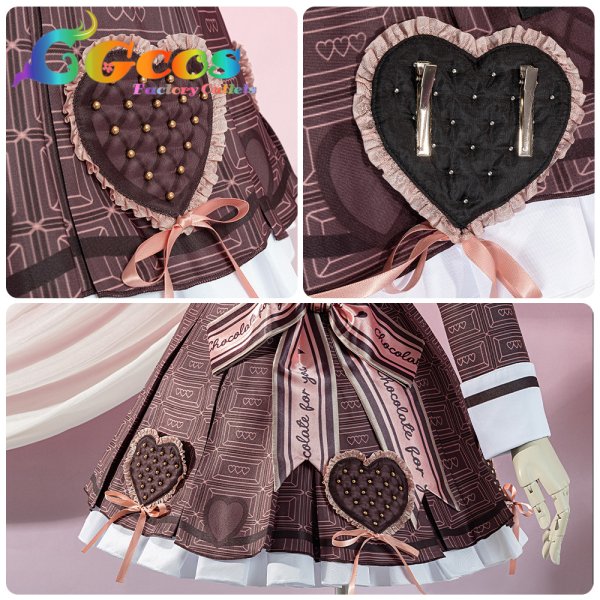 画像12: 一部在庫　学園アイドルマスター　ハッピーミルフィーユ　姫崎莉波　コスプレ衣装 (12)