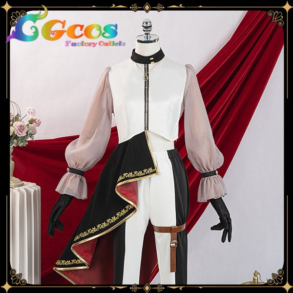 画像8: バンドリ! MyGO!!!!!  Ave Mujica 10周年衣装  八幡海鈴 コスプレ衣装 (8)