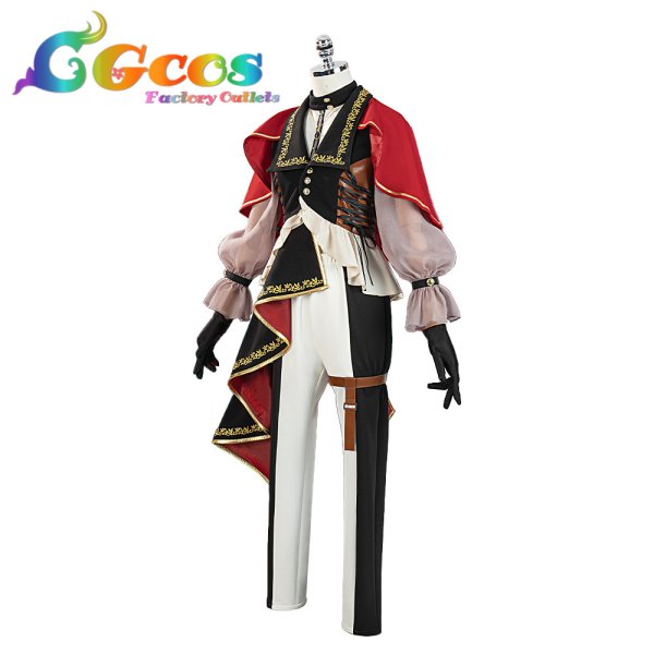 画像2: バンドリ! MyGO!!!!!  Ave Mujica 10周年衣装  八幡海鈴 コスプレ衣装 (2)