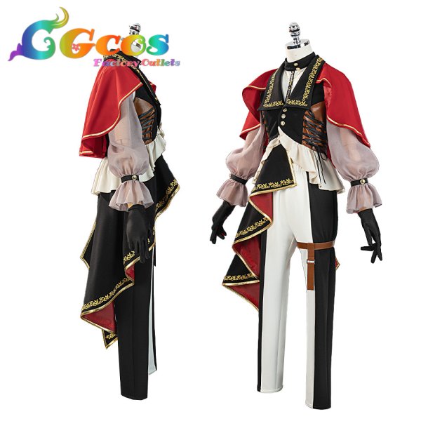 画像5: バンドリ! MyGO!!!!!  Ave Mujica 10周年衣装  八幡海鈴 コスプレ衣装 (5)