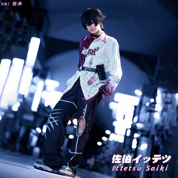 画像3: 一部在庫　バーチャルYouTuber　VTuber　佐伯イッテツ　コスプレ衣装 (3)