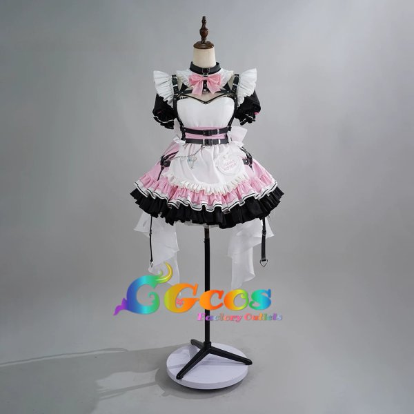 画像1: 新作予約　バーチャルYouTuber　Vtuber　博衣こより　メイド衣装　コスプレ衣装（開発決定） (1)
