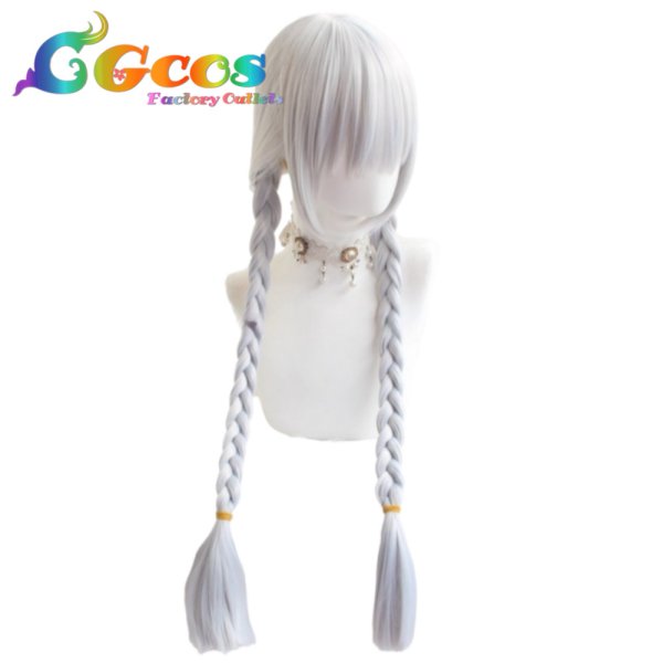 画像1: BanG Dream! バンドリ! ウィッグ 若宮イヴ コスプレ衣装 (1)