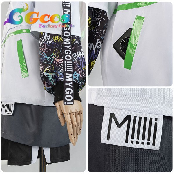 画像8: 一部在庫　バンドリ！　Poppin'Party×MyGO!!!!! 合同ライブ「DivideUnite」 要楽奈　コスプレ衣装 (8)