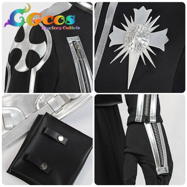 画像8: D.Gray-man　アレン・ウォーカー　Allen Walker　新教団服(2期)　コスプレ衣装 (8)