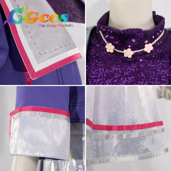画像5: 学園アイドルマスター　雨上がりのアイリス　花海咲季　コスプレ衣装 (5)
