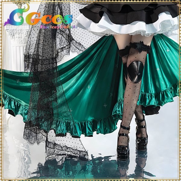 画像13: バンドリ！　MyGO!!!!! 　Ave Mujica　若葉睦　アークナイツコラボ衣装　コスプレ衣装 (13)