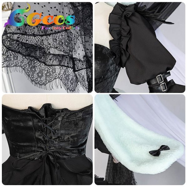 画像15: バンドリ！　MyGO!!!!! 　Ave Mujica　若葉睦　アークナイツコラボ衣装　コスプレ衣装 (15)