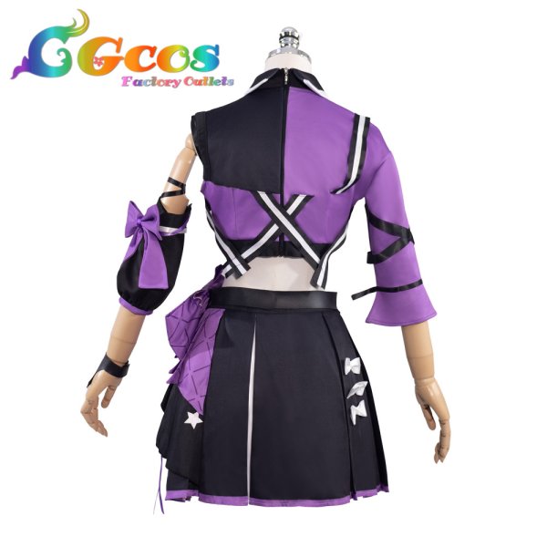 画像4: バーチャルYouTuber　VTuber　hololive　6th fes. Color Rise Harmony　紫咲シオン　コスプレ衣装 (4)