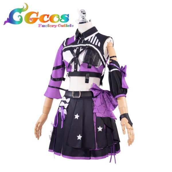 画像3: バーチャルYouTuber　VTuber　hololive　6th fes. Color Rise Harmony　紫咲シオン　コスプレ衣装 (3)