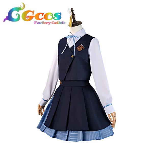 画像2: 一部在庫　学園アイドルマスター　学マス　コスプレ　秦谷美鈴　初星学園制服　コスプレ衣装 (2)