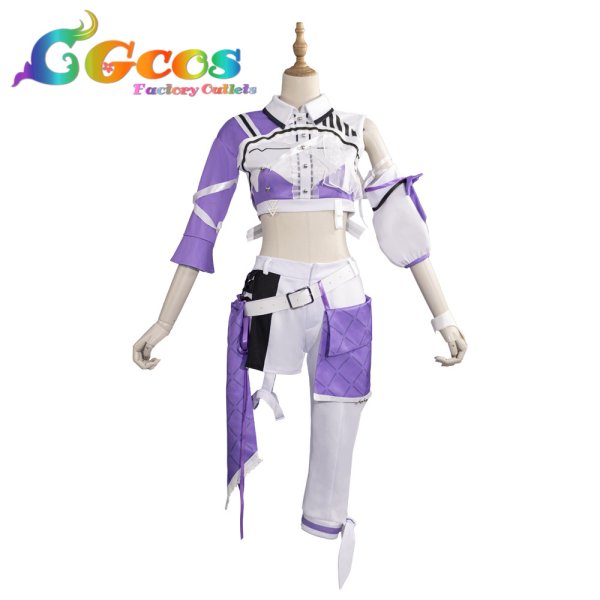 画像1: バーチャルYouTuber VTuber hololive 6th fes. Color Rise Harmony カラーライズ衣装 一伊那尓栖 コスプレ衣装 (1)