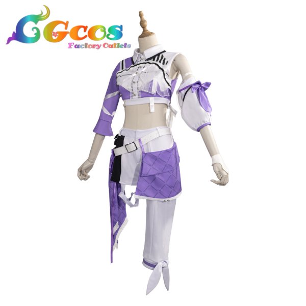 画像2: バーチャルYouTuber VTuber hololive 6th fes. Color Rise Harmony カラーライズ衣装 一伊那尓栖 コスプレ衣装 (2)