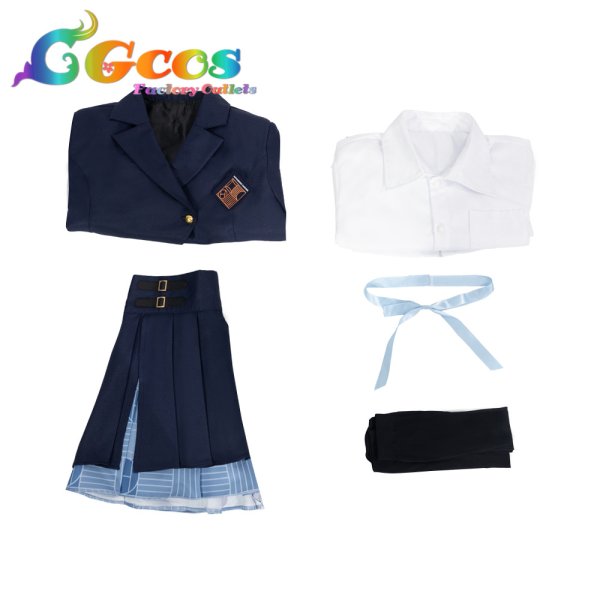 画像8: 学園アイドルマスター 月村手毬 初星学園 制服 コスプレ衣装 (8)