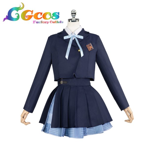 画像1: 学園アイドルマスター 月村手毬 初星学園 制服 コスプレ衣装 (1)