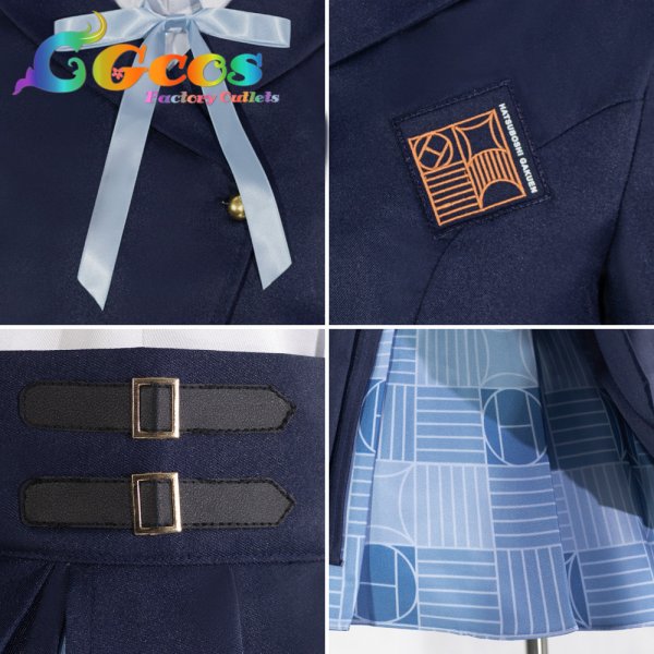 画像6: 学園アイドルマスター 月村手毬 初星学園 制服 コスプレ衣装 (6)