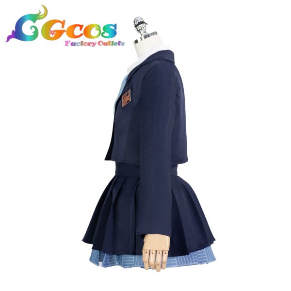 画像3: 学園アイドルマスター 月村手毬 初星学園 制服 コスプレ衣装 (3)