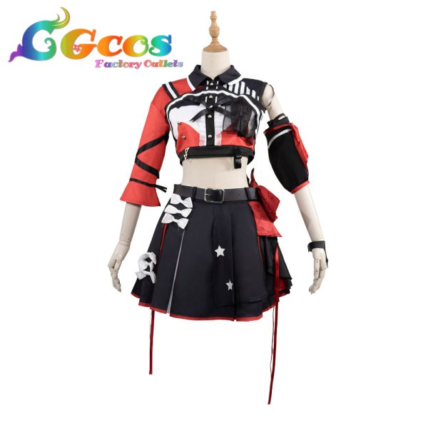 画像1: バーチャルYouTuber VTuber hololive 6th fes. Color Rise Harmony カラーライズ衣装 宝鐘マリン 星街すいせい 桃鈴ねね 戌神ころね 一伊那尓栖 コスプレ衣装 (1)