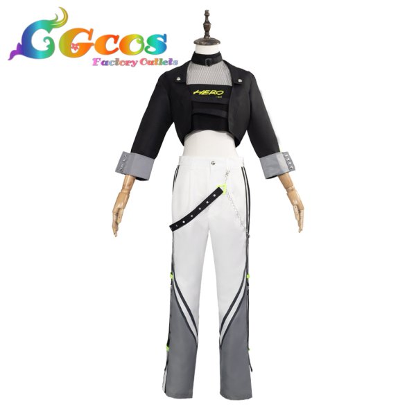 画像1: プロジェクトセカイ カラフルステージ! feat. 初音ミク 衝動に身を任せて stir hearts performance 日野森志歩 コスプレ衣装 (1)