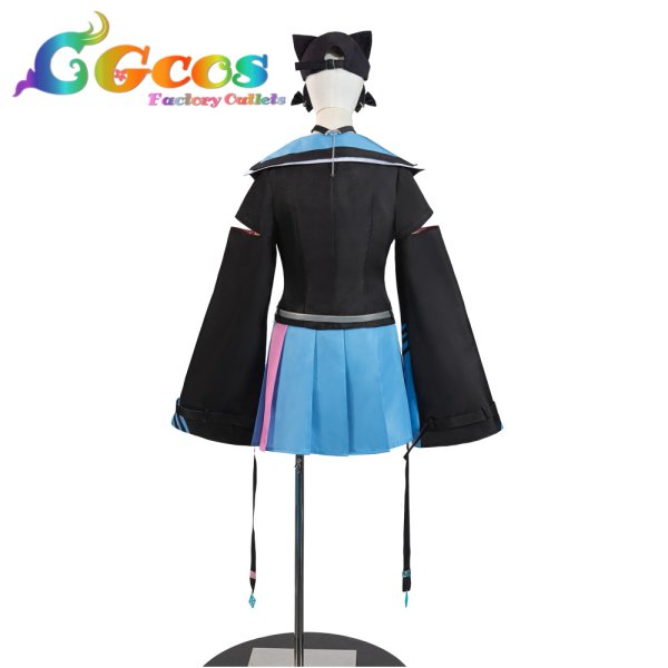 画像5: バーチャル YouTuber　雪花ラミィ　サイバー衣装　コスプレ衣装 (5)