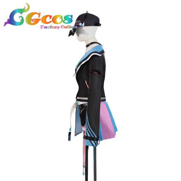 画像3: バーチャル YouTuber　雪花ラミィ　サイバー衣装　コスプレ衣装 (3)