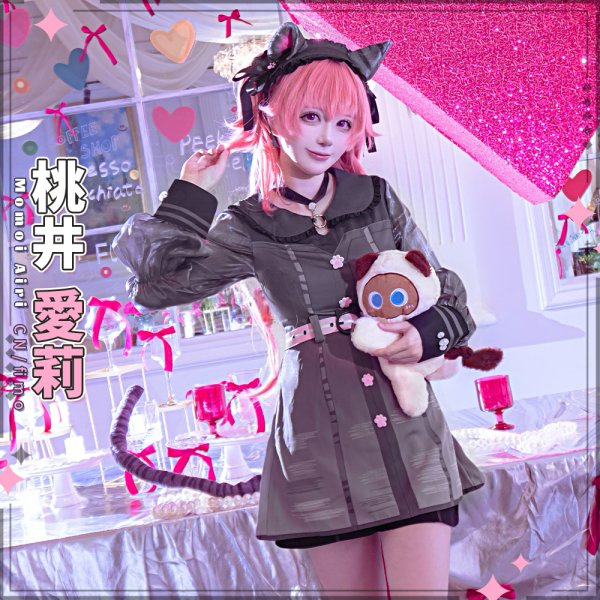 画像3: 一部在庫　プロジェクトセカイ　コスプレ　pretty silver tabby　桃井愛莉　コスプレ衣装 (3)