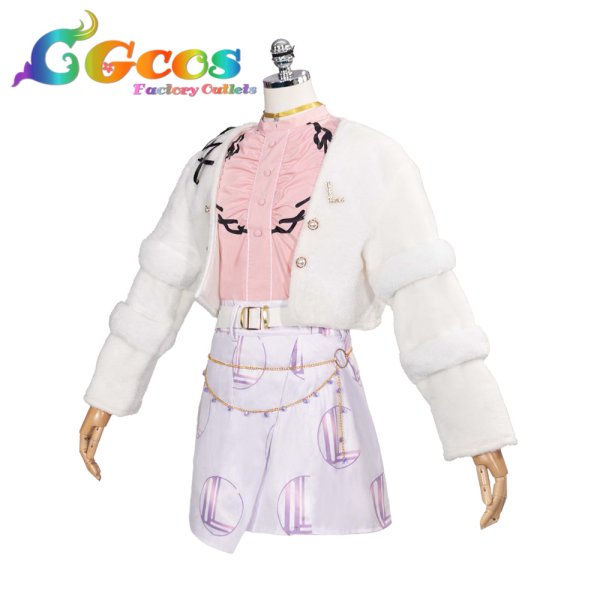 画像2: バーチャルYouTuber　Vtuber　一条莉々華　初期2D　コスプレ衣装 (2)