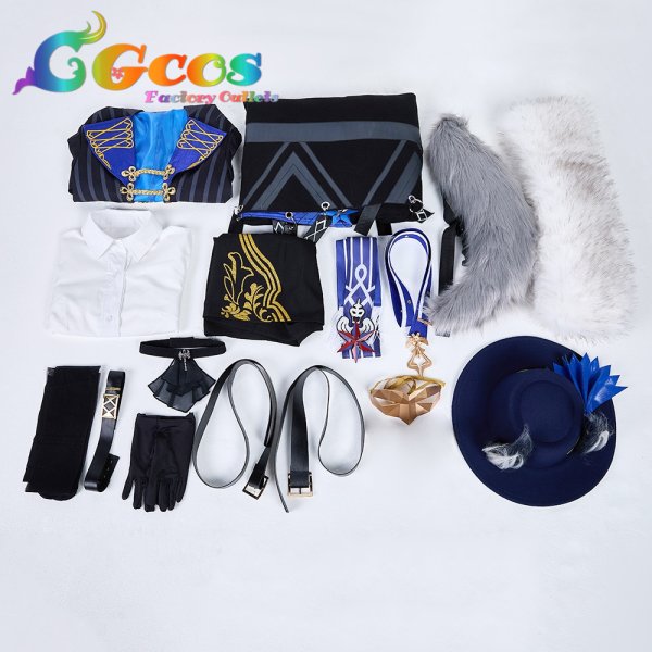 画像10: アークナイツ　血掟テキサス　幽蘭の秘密　コスプレ衣装 (10)