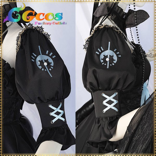 画像13: バンドリ！　MyGO!!!!! 　Ave Mujica　豊川祥子　アークナイツコラボ衣装　コスプレ衣装 (13)