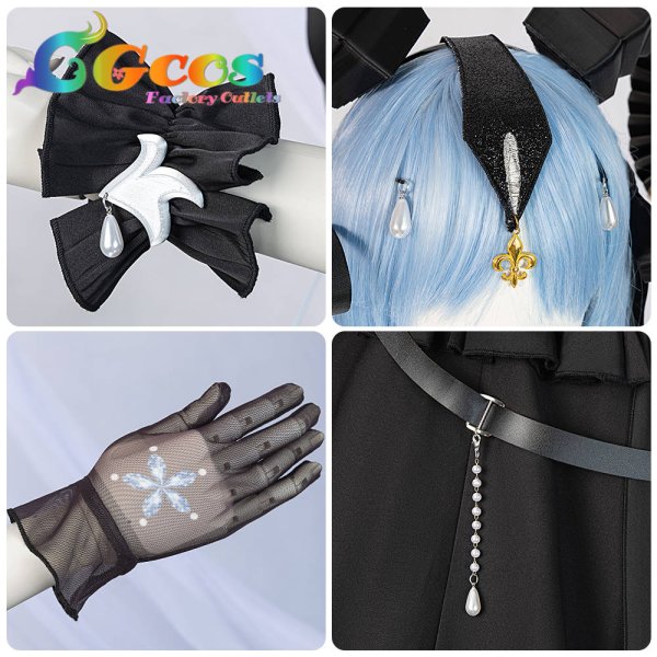 画像11: バンドリ！　MyGO!!!!! 　Ave Mujica　豊川祥子　アークナイツコラボ衣装　コスプレ衣装 (11)