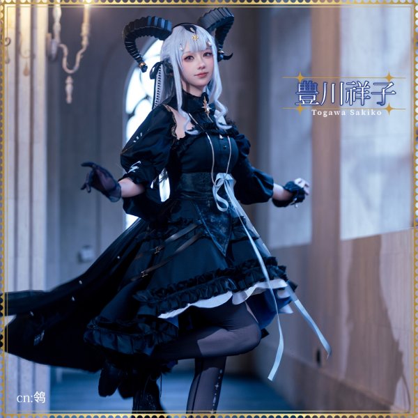 画像3: 一部在庫　バンドリ！　MyGO!!!!! 　Ave Mujica　豊川祥子　アークナイツコラボ衣装　コスプレ衣装 (3)