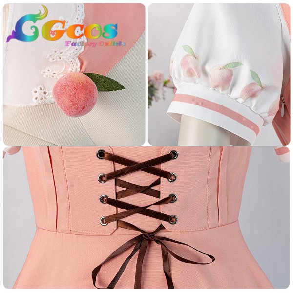 画像7: BanG Dream!（バンドリ！） 長崎そよ　Sweets Paradiseコラボ　コスプレ衣装 (7)