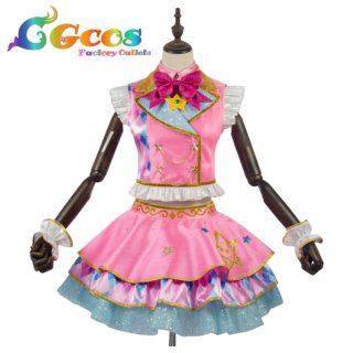 アイカツスターズ　虹野ゆめ　コスプレ衣装　プルミエールベリーコーデ 三分妄想 アイカツスターズ! 虹野ゆめ コスプレ プルミエールベリーコーデ