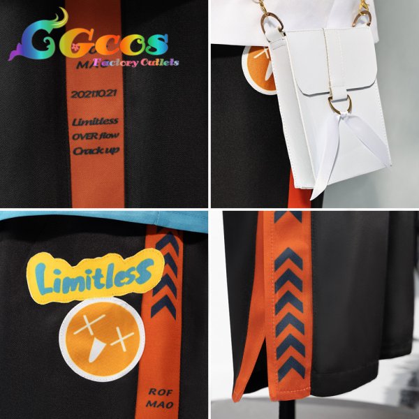 画像4: バーチャル YouTuber Vtuber　ROF MAO 「AGATTA」 MV衣装　甲斐田 晴　コスプレ衣装 (4)