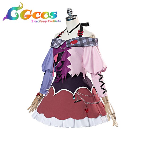 画像2: BanG Dream!（バンドリ！）　RAISE A SUILEN　RAS　ロック　涼やかな沢で　朝日六花　コスプレ衣装 (2)