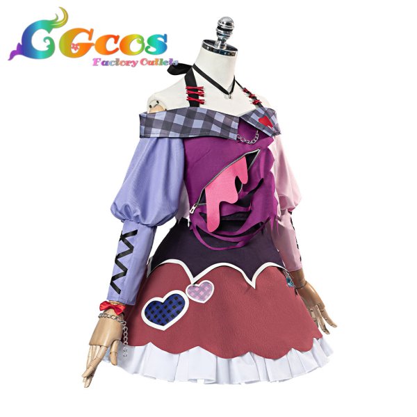 画像4: BanG Dream!（バンドリ！）　RAISE A SUILEN　RAS　ロック　涼やかな沢で　朝日六花　コスプレ衣装 (4)