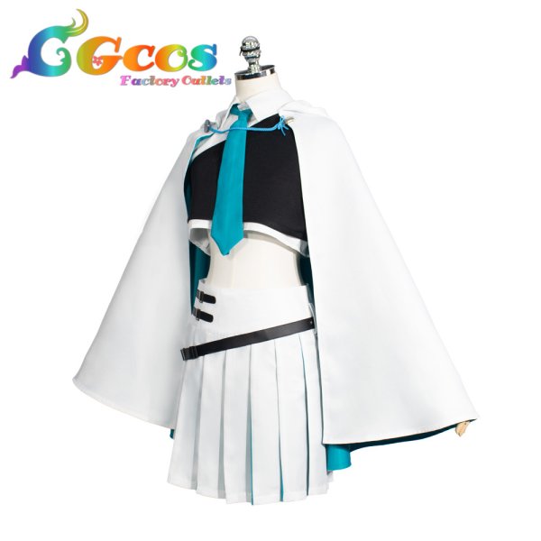 画像2: 学園アイドルマスター　学マス　ヴァイスシュヴァルツコラボ衣装　篠澤広　コスプレ衣装 (2)