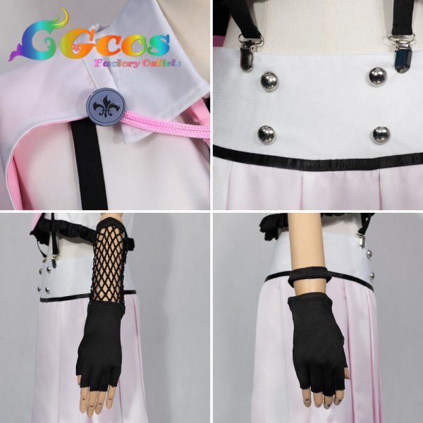 画像6: 学園アイドルマスター　学マス　ヴァイスシュヴァルツコラボ衣装　姫崎莉波　コスプレ衣装 (6)