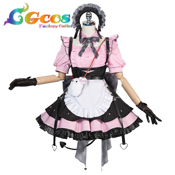 画像1: バーチャルYouTuber　Vtuber　Cafe Cutemare かふぇきゅ〜とめあ　戌亥とこ　アンジュ・カトリーナ　リゼ・ヘルエスタ　笹木咲　椎名唯華　コスプレ衣装 (1)