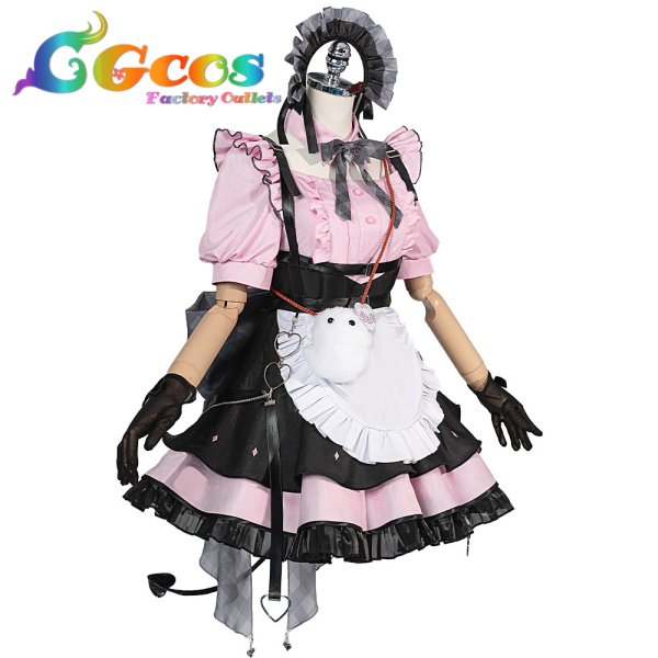 画像4: バーチャルYouTuber　Vtuber　Cafe Cutemare かふぇきゅ〜とめあ　戌亥とこ　アンジュ・カトリーナ　リゼ・ヘルエスタ　笹木咲　椎名唯華　コスプレ衣装 (4)